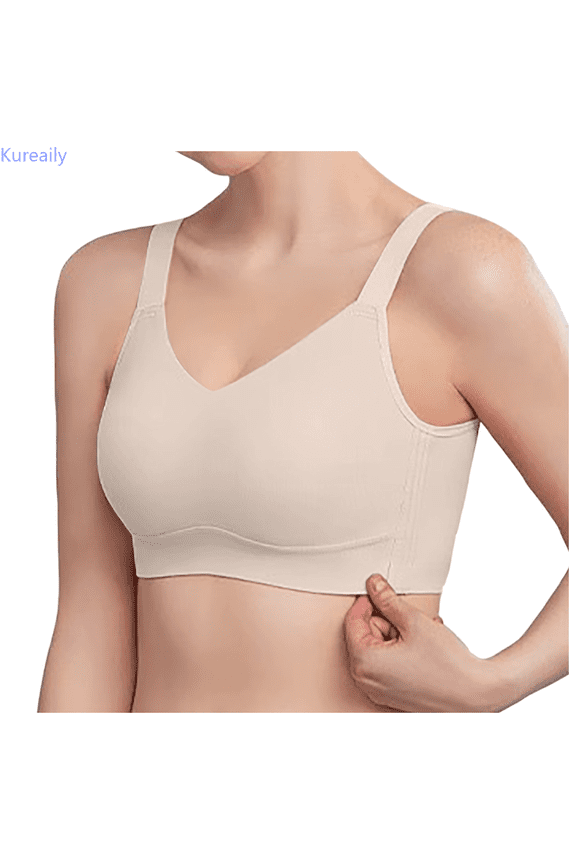 Women's Big Show Small Collection Sagging Thin Thin Traceless Rabbit Ears Bra Underwear Sport Everyday Bra