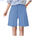 thumbnail image 1 of Kureaily Women's Casual Breathable Medium Pants Casual Wide Leg Pants Loose Women's Casual Trousers, 1 of 4