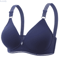 thumbnail image 1 of Kureaily Women's Comfortable Thin Chest Show Small Gathered Breathable Comfortable No Steel Ring Uphold Anti Drop Bra Womens Sports Bras, 1 of 3