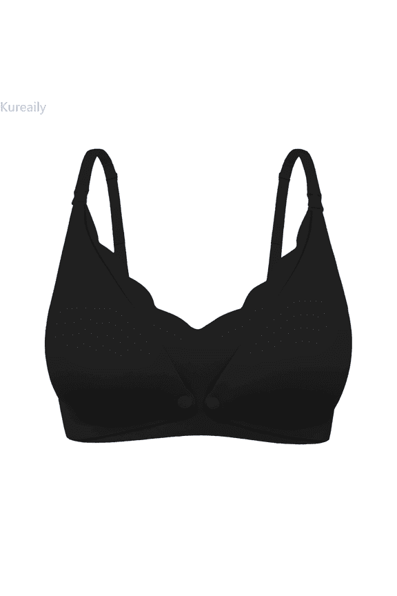 Women's Lace Nursing Bra Wire With Front Double Opening Clasp For Pregnancy And Postpartum Comfort Womens Comfortable Bra