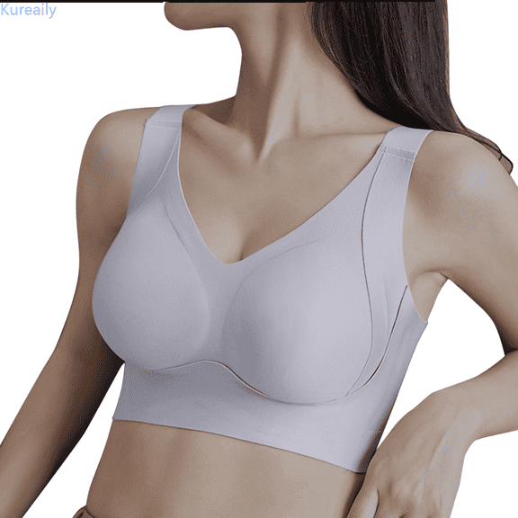 Kureaily Women's One Fab Fit Underwire Bra Demi T Shirt Bra Convertible Bras For Women No Underwire Bra