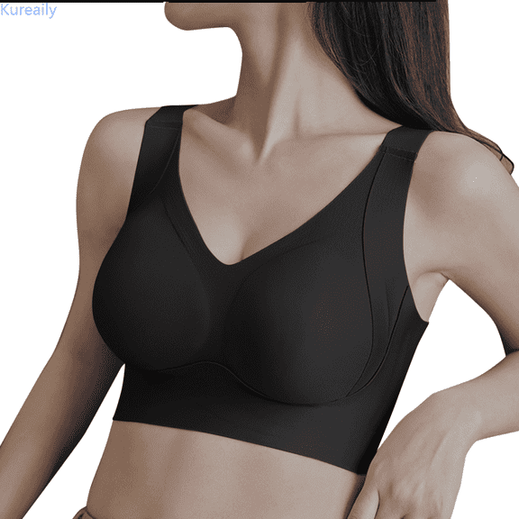 Kureaily Women's One Fab Fit Underwire Bra Demi T Shirt Bra Convertible Bras For Women Padded Bras