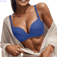 thumbnail image 1 of Kureaily Women's Push Up Bra Comfort Support No Underwire Bras Comfortable Wire Bralette Everyday Underwear Sport Everyday Bra, 1 of 5