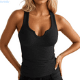 thumbnail image 1 of Kureaily Women's Round Neck Slim Top With Bottom Sweater Knit Vest Cotton Tank Top, 1 of 6