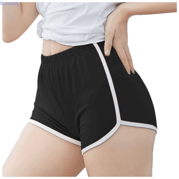 Kureaily Women's Shorts Sports Shorts Summer Casual Soft Breathable Stretchable