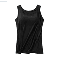 thumbnail image 1 of Kureaily Women's Sports Bra Tank Top Seamless Built In Cup Yoga Camisole Comfortable Stretchy Workout Casual Wear Solid Color Tank Tops, 1 of 4