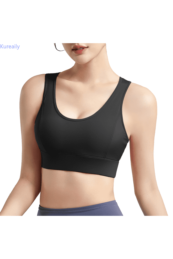 Women's Sports Underwear Women's Shockproof Running Small Chest Push Up Fitness Yoga Vest Thin No Steel Ring Beautiful Back Bra Womens Push Up Bras