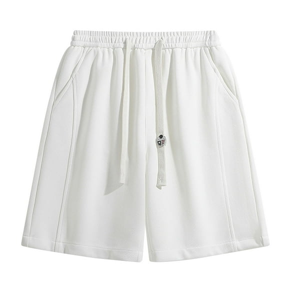 Kureaily Women's Summer Casual And Comfortable Solid Color Pocket Jogging Shorts