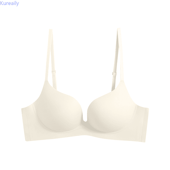Kureaily Women's T Shirt Bra With Push Up Padded Bralette Bra Without Underwire Comfortable Soft Cup Bra Padded Bras