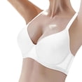 thumbnail image 1 of Kureaily Women's Thin Vest Soft Support Large Chest Small Half Fixed Cup Breathable Bra Comfortable Everyday Bras, 1 of 3