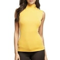 thumbnail image 1 of Kureaily Womens Turtleneck Sleeveless Stretch Fitted Layer Slim Tank Tee Tops, 1 of 1