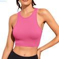 thumbnail image 1 of Kureaily Yoga Sleeveless Sports Vest Women's Chest Pad Loose Breathable Running Fitness Quick Drying Top Tank Tops for Women, 1 of 6