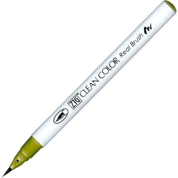 Kuretake Zig Clean Color Real Brush Pen - Evergreen