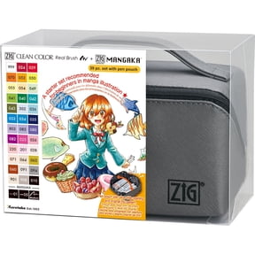 Kuretake ZIG Clean Color Real Brush Marker Set 39/Pkg