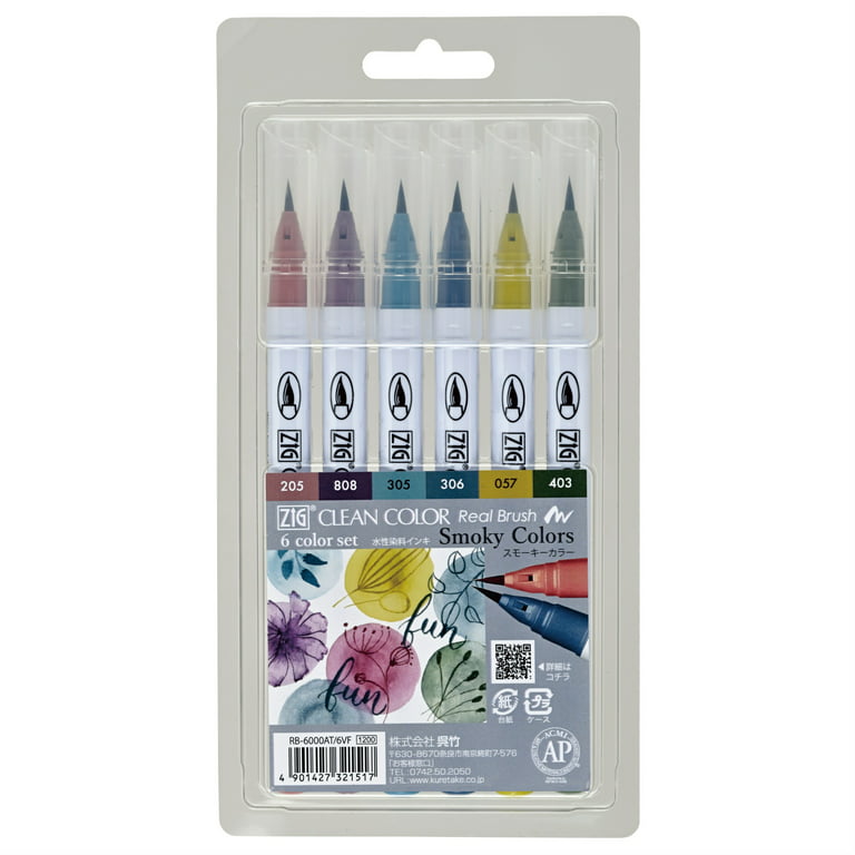 Zig Clean Color Real Brush Marker Warm Gray 6 910
