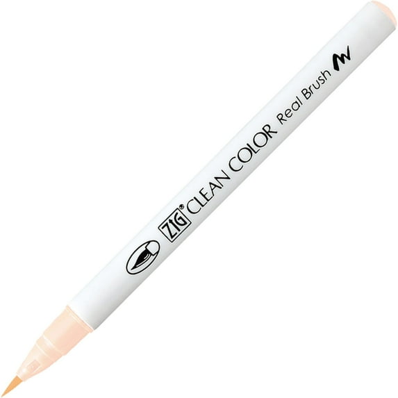 Kuretake Zig Clean Color Real Brush Marker, Light Beige