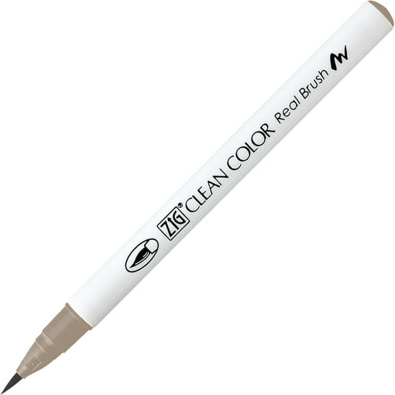 Kuretake Zig Clean Color Real Brush Marker, Platinum Brown