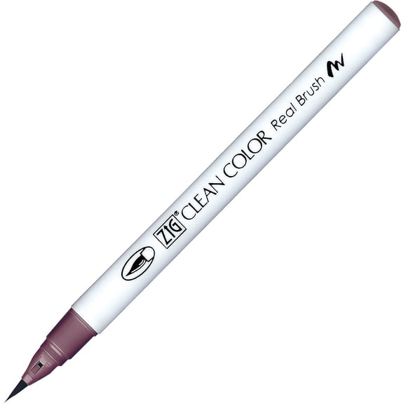 Kuretake Zig Clean Color Real Brush Pen - Plum Gray