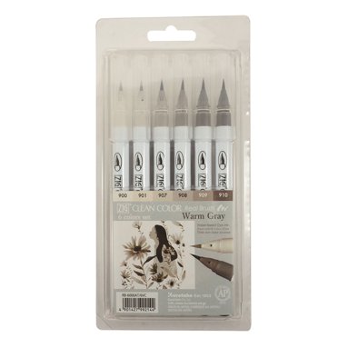 Zig Clean Color Real Brush Marker - Natural Gray Art Pen