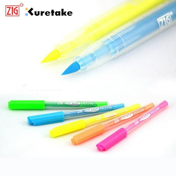 Kuretake Zig Highlighter Pen Neon Color Marker Japanese Stationery