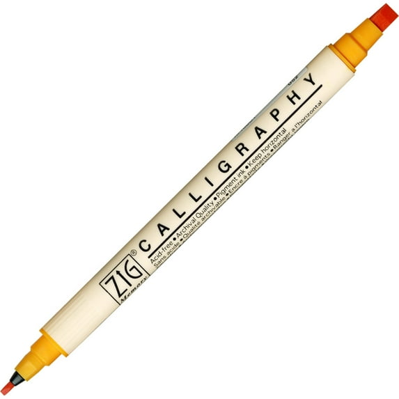 Kuretake Zig Memory System Calligraphy Marker, Baby Blue