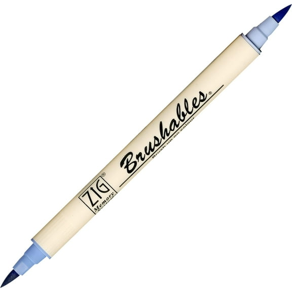 Kuretake Zig ZIG Brushables Dual-Tip Marker, Splash