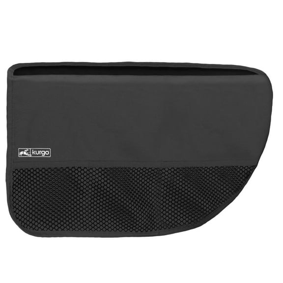 Kurgo Car Door Dog Cover | Pet Protector for Car Doors | Waterproof Guard | Adjustable | Easy to Clean | Quick Installation| Door Storage Pockets | Fits Sedans and SUVs | Accessories for Pets (Black)