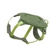 Kurgo Cascade Harness, Hiking Backpack for Dogs, Pet Harness with Backpack for Camping with a Dog Green, Large