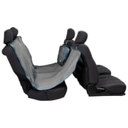 Kurgo Dog Car Seat Cover, Pet Bench Seat Covers, Hammock Style Car Cover, Water Resistant, Scratch proof, Cars, 55 Inches, Heather Hammock Heather Charcoal Grey, 55"