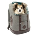 thumbnail image 1 of Kurgo Dog Carrier Backpack for Small Pets - Dogs & Cats | TSA Airline Approved | Cat | Hiking or Travel | Waterproof Bottom | G-Train | Ruck Sack | Heather Grey, 1 of 12
