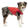 thumbnail image 1 of Kurgo Loft Dog Jacket, Reversible Dog Coat, Wear with Harness or Sweater, Chili Red, S, 1 of 11