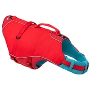 Kurgo Surf n Turf Life Jacket, Chili Red, Medium | Life Vest for Active Water Dogs, 2 Control Handles, 3 Adjustment Points, Reflective Trim, Leash Attachment, Machine Washable