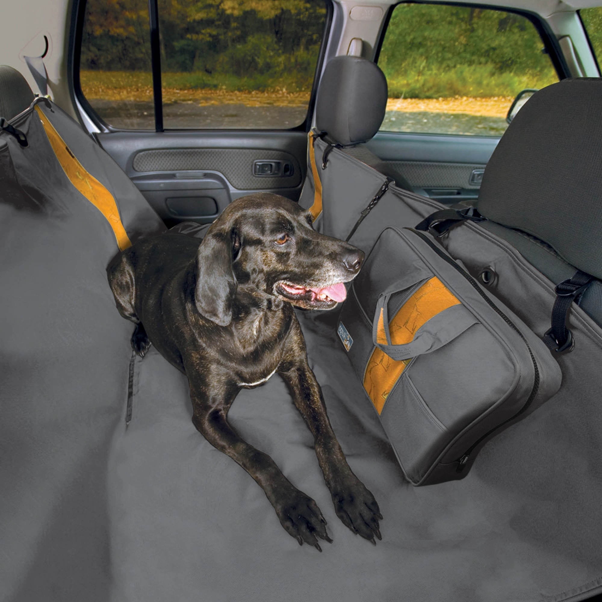Kurgo Wander Dog Hammock Car Seat Cover for Pets, Pet Seat Cover, Car Hammocks for Dogs, Water