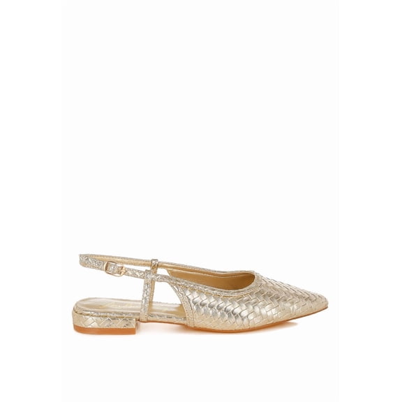 London Rag Kurina Woven Slingback Womens Sandals