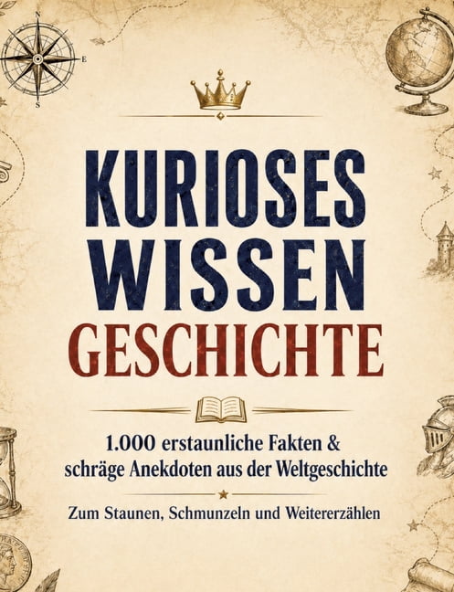 Kurioses Wissen: Geschichte:1.000 erstaunliche Fakten & schrÃ¤ge Anekdoten aus der Weltgeschichte - zum Staunen, Schmunze, (Paperback)