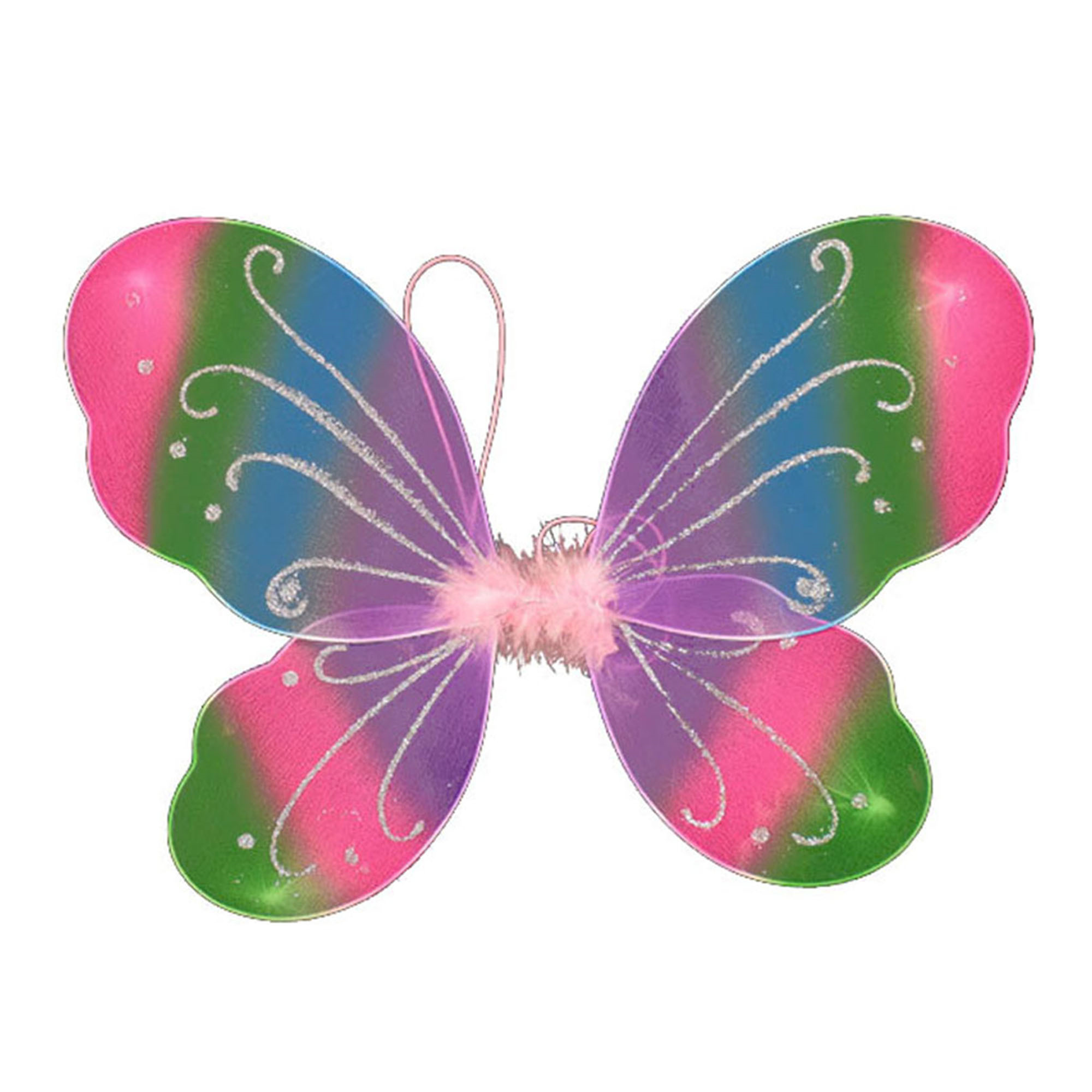 Kuriozud Girls Butterfly Wings Halloween Butterfly Dress Up Costume