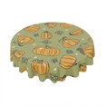 thumbnail image 1 of Kurmntregon Fall Pumpkin Table Cloth Thanksgiving Table Cover 60Inch Round, Farmhouse Decorative Autumn Table Cloth Dining Table Cover, Waterproof Table Cover Dinner Party, 1 of 5