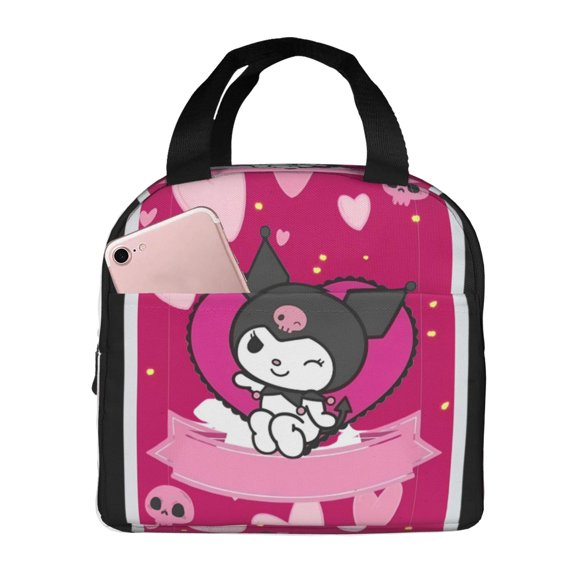 Kuro-Mi Lunch Bag, Reusable Lunch Box For Adults , Portable Large Tote Bag, Lunch Bag For Office Work Picnic Hiking