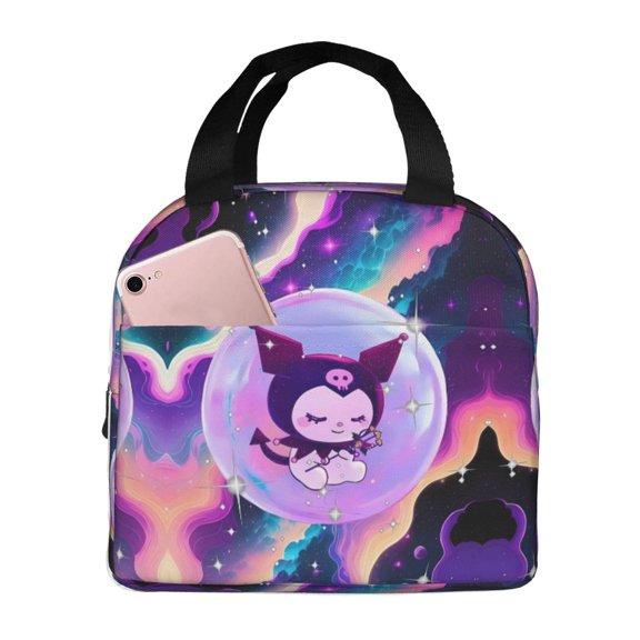 Kuro-Mi Lunch Bag, Reusable Lunch Box For Adults , Portable Large Tote Bag, Lunch Bag For Office Work Picnic Hiking