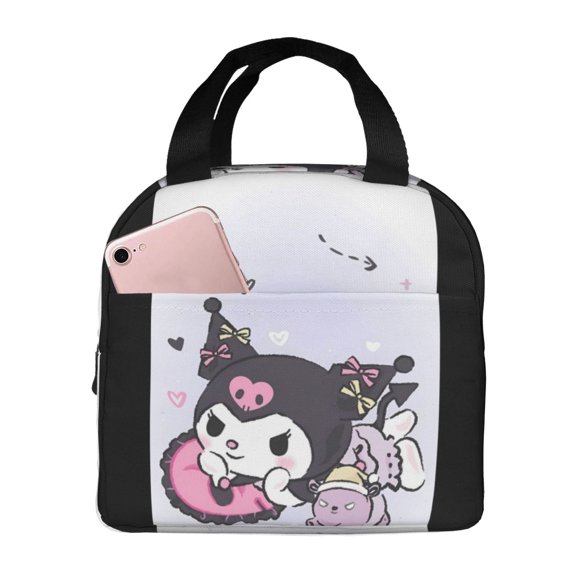 Kuro-Mi Lunch Bag, Reusable Lunch Box For Adults , Portable Large Tote Bag, Lunch Bag For Office Work Picnic Hiking