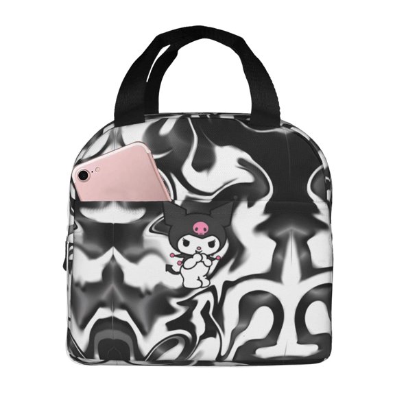 Kuro-Mi Lunch Bag, Reusable Lunch Box For Adults , Portable Large Tote Bag, Lunch Bag For Office Work Picnic Hiking