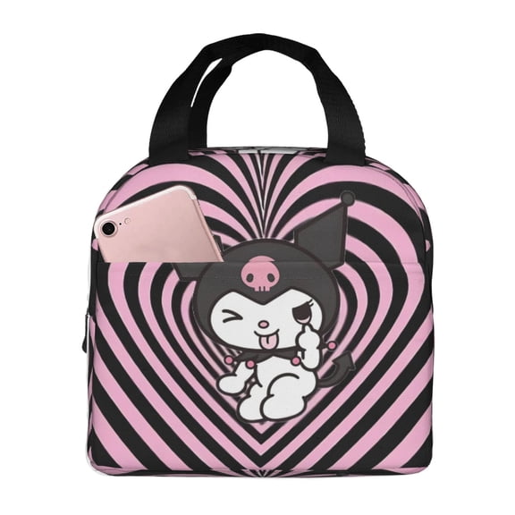 Kuro-Mi Lunch Bag, Reusable Lunch Box For Adults , Portable Large Tote Bag, Lunch Bag For Office Work Picnic Hiking