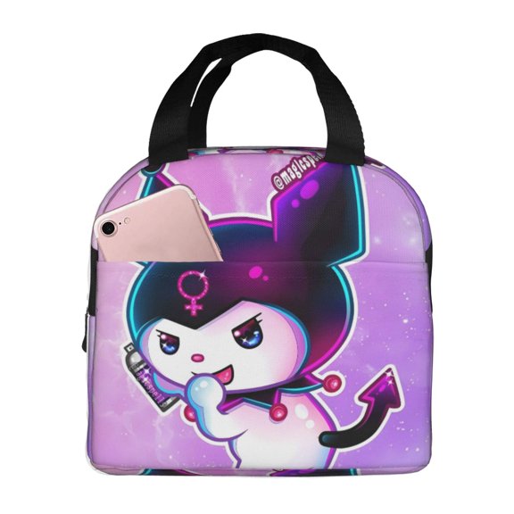 Kuro-Mi Lunch Bag, Reusable Lunch Box For Adults , Portable Large Tote Bag, Lunch Bag For Office Work Picnic Hiking