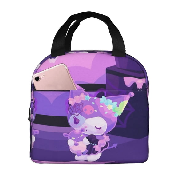 Kuro-Mi Lunch Bag, Reusable Lunch Box For Adults , Portable Large Tote Bag, Lunch Bag For Office Work Picnic Hiking