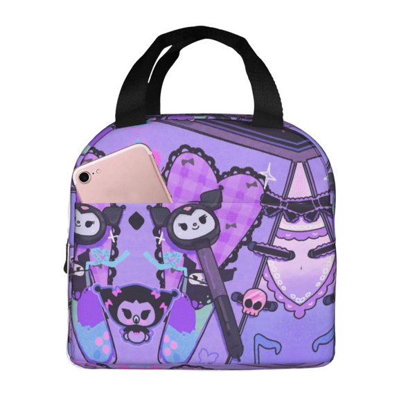 Kuro-Mi Lunch Bag, Reusable Lunch Box For Adults , Portable Large Tote Bag, Lunch Bag For Office Work Picnic Hiking