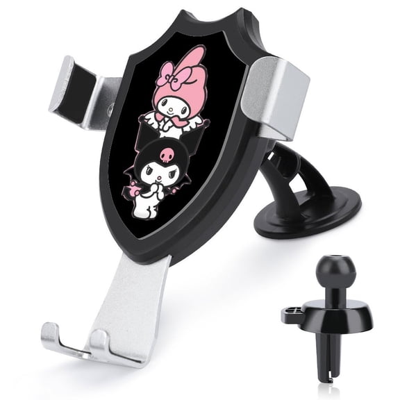 Kuro-mi Car Phone Holder, Air Vent Clip Car Phone Holder Mounts Fit for 4-6 Inch Cell Phone, Pretty Car Accessories for Women And Men