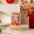 thumbnail image 1 of Kuroiy 2026 Desk Calendar, Red Festive Mini Desktop Planner, Thick Paper, Ink-Proof, Stable Stand, Year-Round Scheduling, Holiday Marked, Decorative Office Organizer, 1 of 6