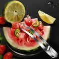 thumbnail image 1 of Kuroiy 304 Stainless Steel Watermelon Slicing Tool | Fruit Divider | 1PC Watermelon Cutter | 1.1 Inch Cube Precision | Solid Handle | Heavy-Duty Melon Knife | Easy Cleanup, 1 of 8