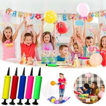 Kuroiy Balloon Pump | Mini Handheld Portable Two-Way Action Inflator | Lightweight ABS Plastic | Fits 17.5 cm | Quick Inflate for Balloons, Yoga Balls, Floats | 1pc | Travel Party Tool