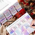 thumbnail image 1 of Kuroiy Bible Guidance Tabs Set - Multicolor Paper, Book Tabs & Blank Tabs for Easy Bible Navigation, Customizable Verses & Notes, Pack of 6 Sheets, 20x4cm, 35g, 1 of 6